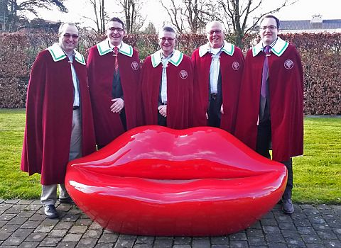 v.l.: Volker Knipser, Jürgen Düringer, Hansjörg Rebholz, Rainer Bergdolt, Jan Eymael