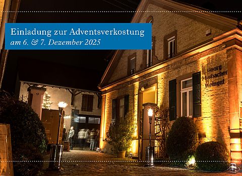 Adventsverkostung im Weingut Georg Mosbacher Advensverkostung im Weingut Georg Mosbacher