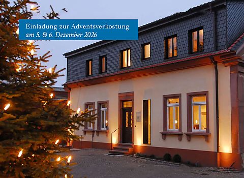 Advensverkostung im Weingut Georg Mosbacher